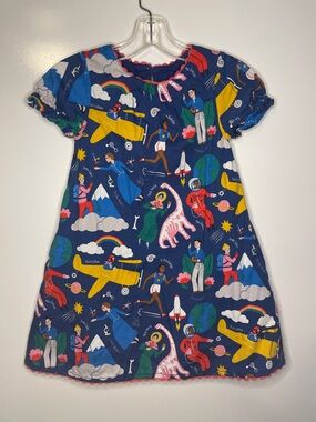 Mini Boden Dress 7-8Y When I grow up Women Achievers in History Educational